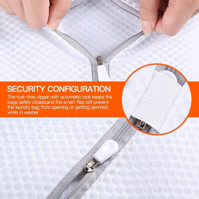Kimmama Laundry Bags Mesh Wash Bags, Large Garment Bag - Image 5