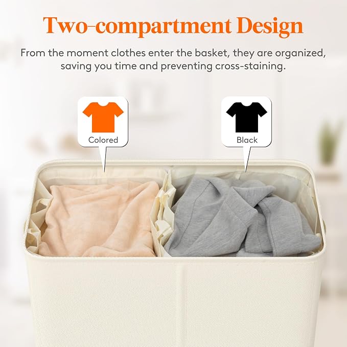Lifewit Double Laundry Hamper - Image 4