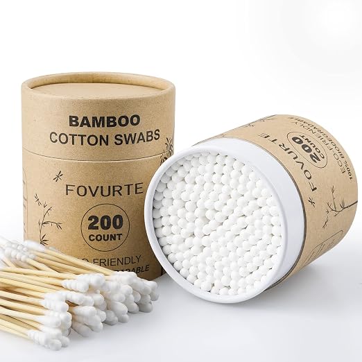 Bamboo Cotton Swabs 400 Count by Unknown