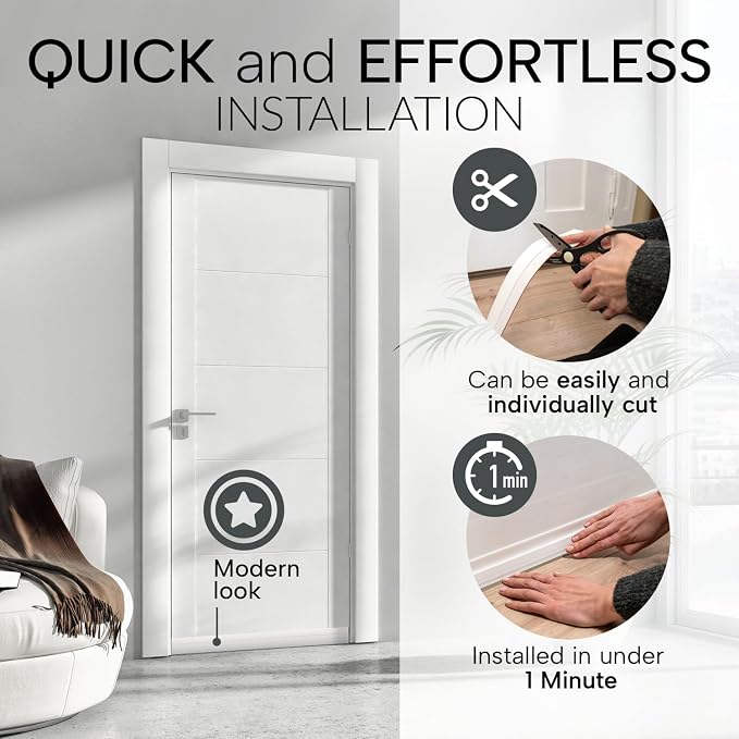 Vellure® door draft stoppers for bottom of door - Image 5