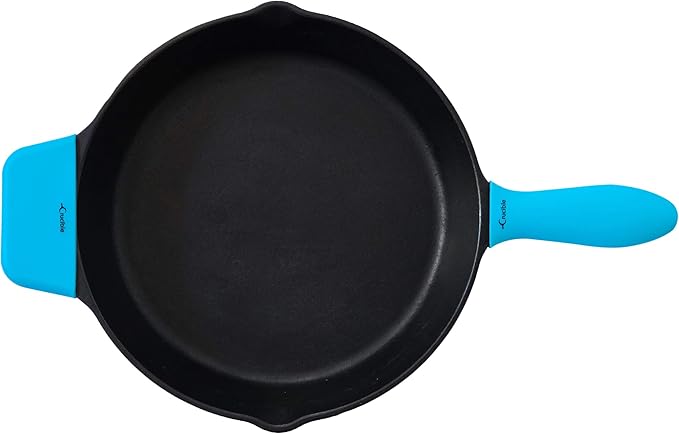 Crucible Cookware Silicone Hot Handle Holders Multipacks… (Turquoise, 7-Pack)