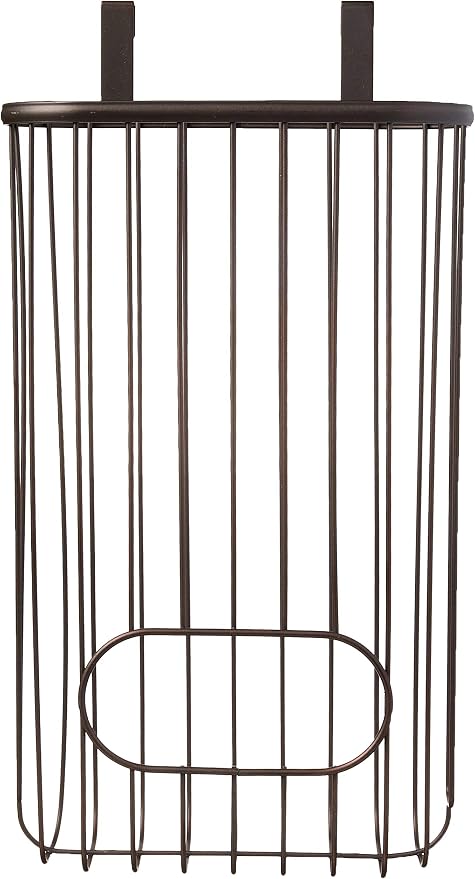 Spectrum Ashley Over Cabinet Door Grocery Holder Hanging Bag Dispenser - Image 2