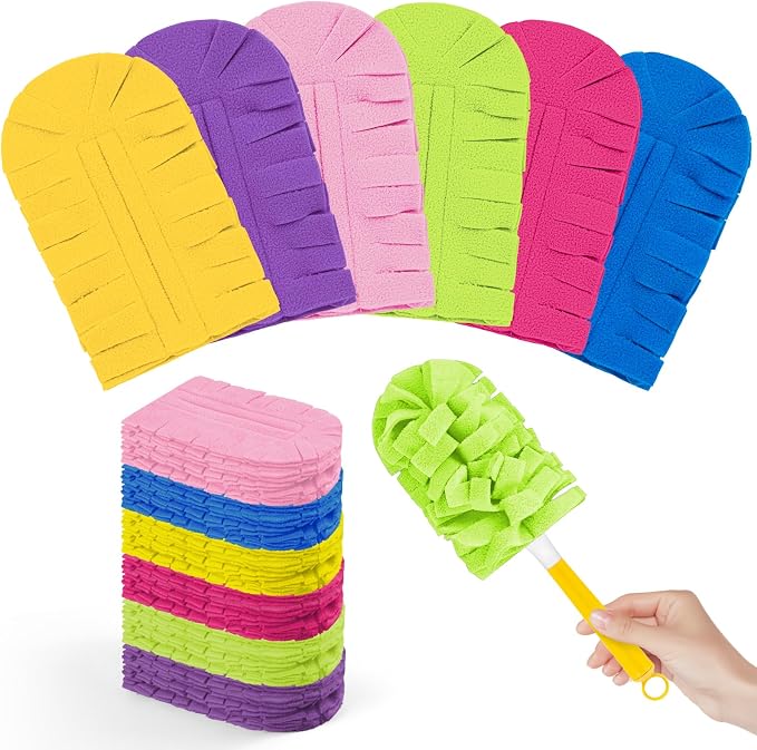 18 PCS Microfiber Reusable Duster Refills by Nicemiya