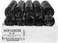 Aluf Plastics 33 Gal Black Trash Bags, 22 Micron by AlufPlastics