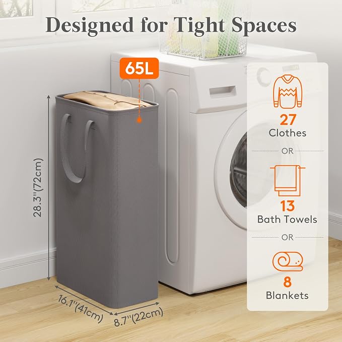 Lifewit Slim Collapsible Laundry Basket - Image 2