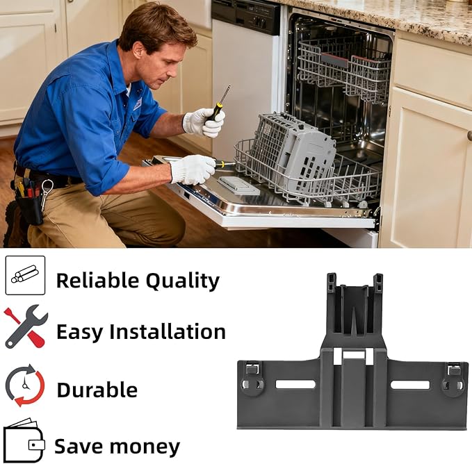 (2-Pack） W10350375 Dishwasher Top Rack Parts | Compatible with Kenmore Whirlpool WDT750SAHZ0/WDT730PAHZ0 | Replaces W10712395 AP5957560 3516330 AP595756