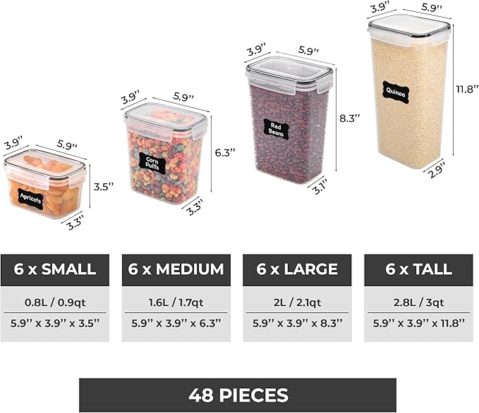 Freshware Kitchen Storage Containers - Image 2