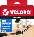 VELCRO Brand Cord Organizer for Desk Cable Management, Nightstand Organization by VELCROBrand
