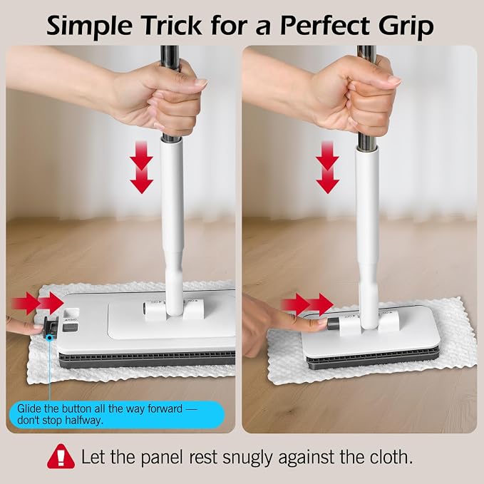 2-in-1 Hands Free Flat Mop, Disposable Dust Mop - Image 9