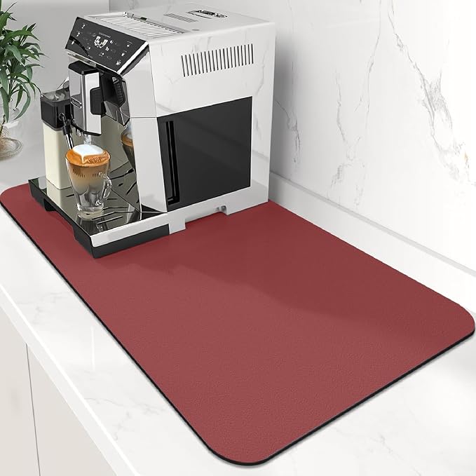 Coffee Mat Super Absorbent Dish Drying Mat Coffee Bar Mat 16"x 24" by WiseLife