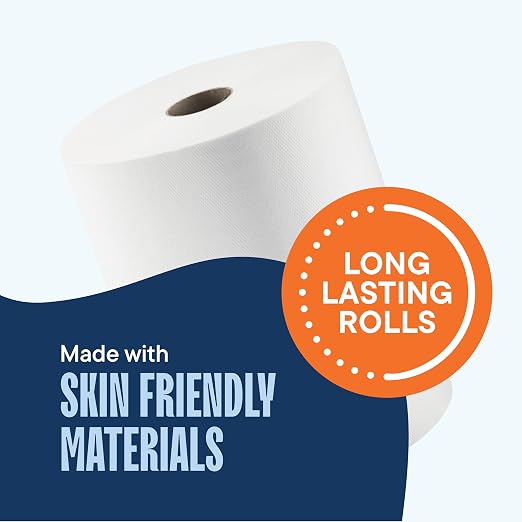 Industrial Paper Towels 10 x 800 White Roll Towels High Capacity Premium - Image 5
