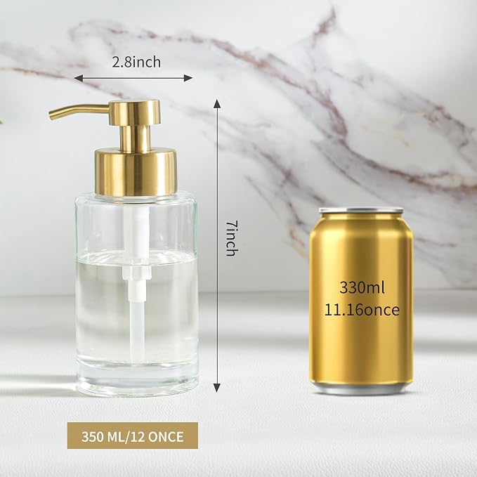 Enra Glass Soap Dispenser - Image 3