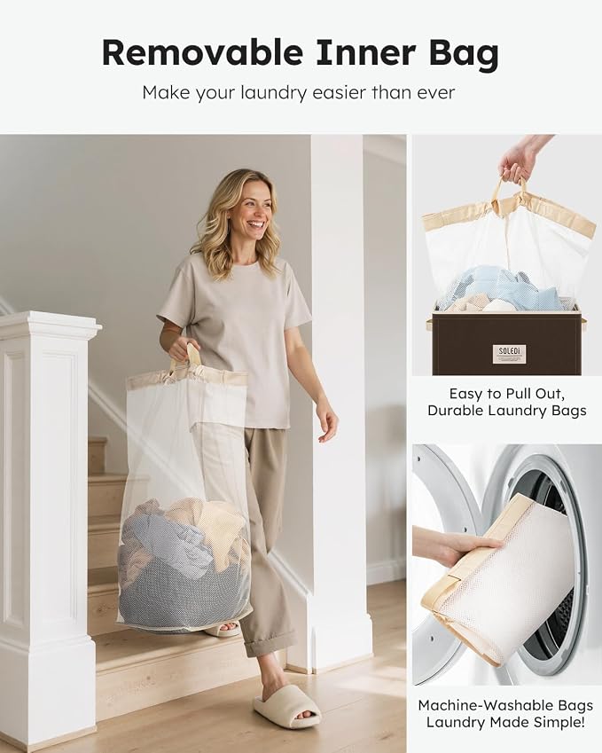 SOLEDI 100L Laundry Hamper - Image 5