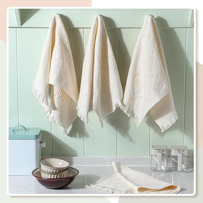 HunnmingRe 4 Pack Boho Hand Towel - Image 6