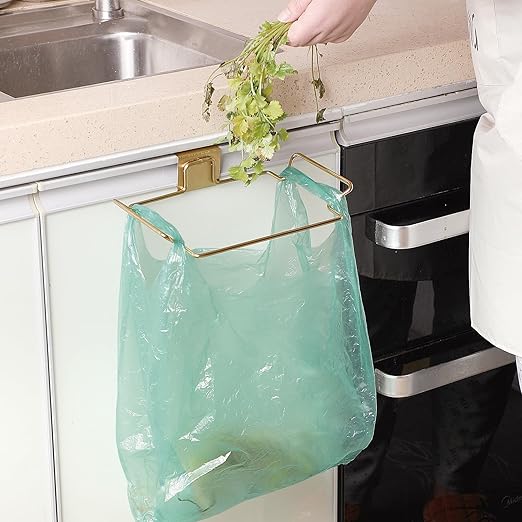 Large Stainless Steel Trash Bag Holder - Image 2