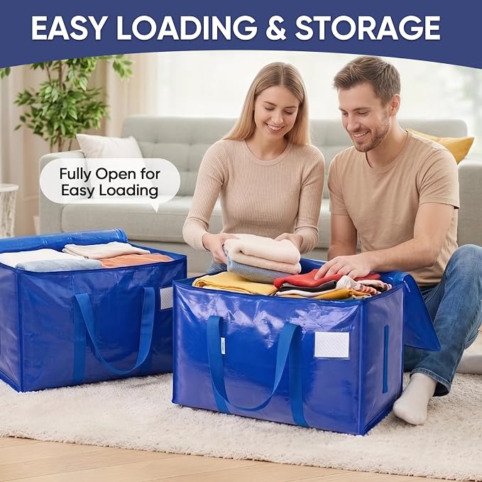 TICONN 12 Pack Extra Large Moving Bags Heavy Duty - Image 2