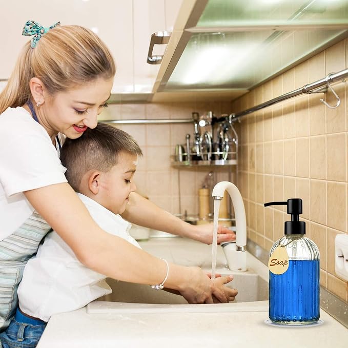 Soap Dispenser with Silicone Pad – Premium Quality – Dish soap Dispenser - Image 6