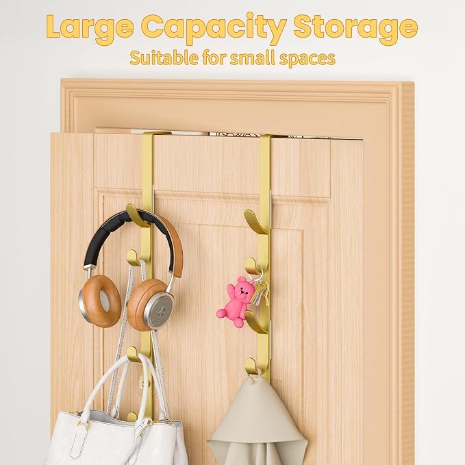 Kaiferty Over The Door Hooks, Metal Door Hooks - Image 3