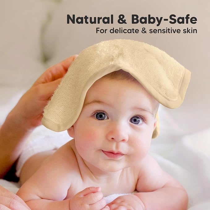 6-Pack Baby Washcloths, Soft Absorbent Washcloths - Image 5