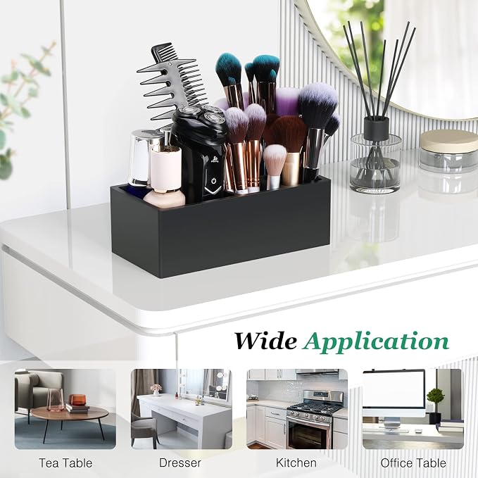 Luxspire 5 Slots Toothbrush Holders, Toothpaste Holder - Image 5