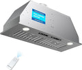 30 inch Range Hood Insert, 900 CFM Kitchen Vent Hood with Full Copper Motor, Triple Smart Controls, Tunable LED Lighting, Included Charcoal Filters & Duct Pipe