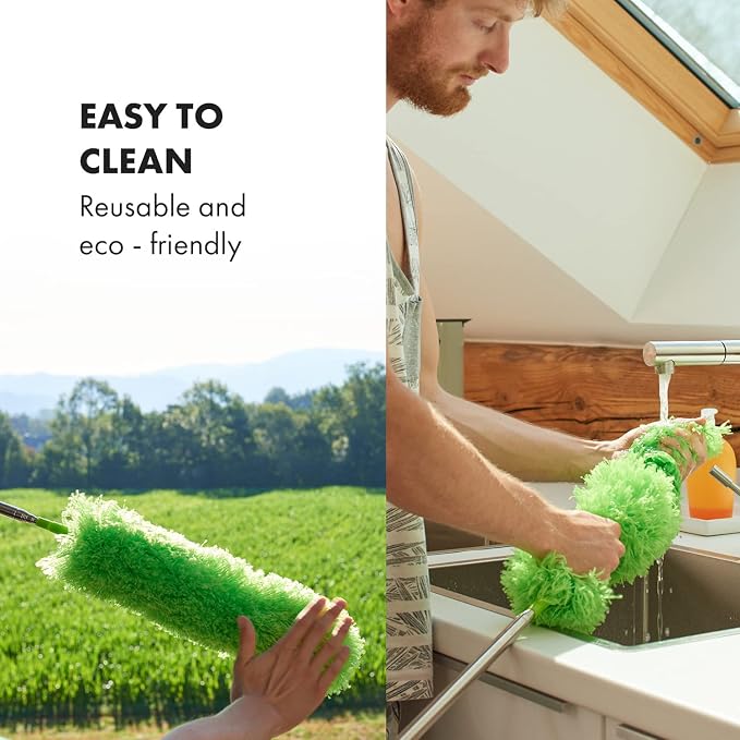 GÜTEWERK Extendable Microfiber Feather Duster, Feather Dusters - Image 6