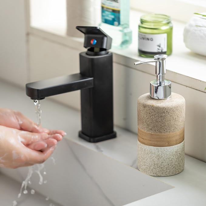 Ceramic Kitchen Dish Soap Dispenser Set - Image 9