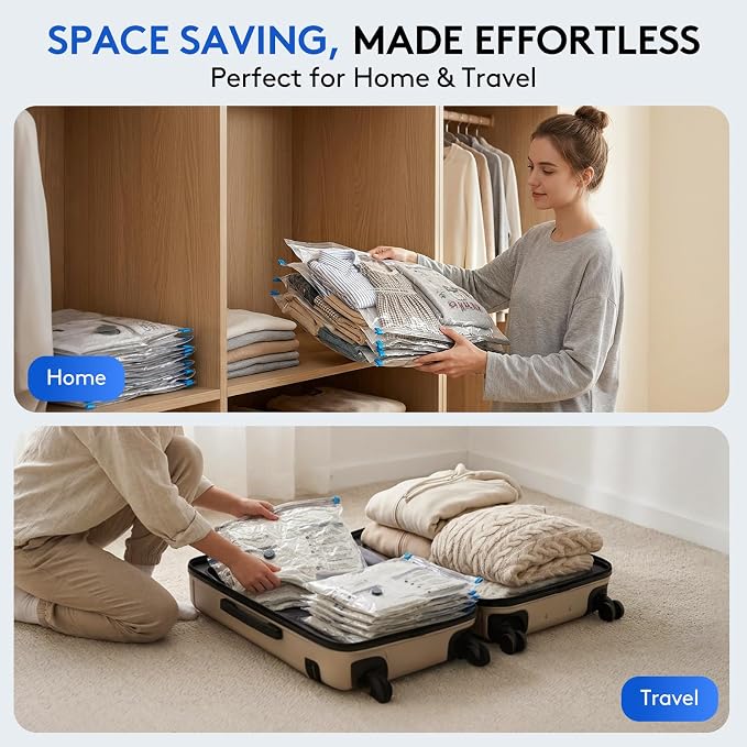 6 Packs Vacuum Bags for Travel - Image 7