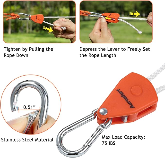 33FT Retractable Clothesline Outdoor - Image 3