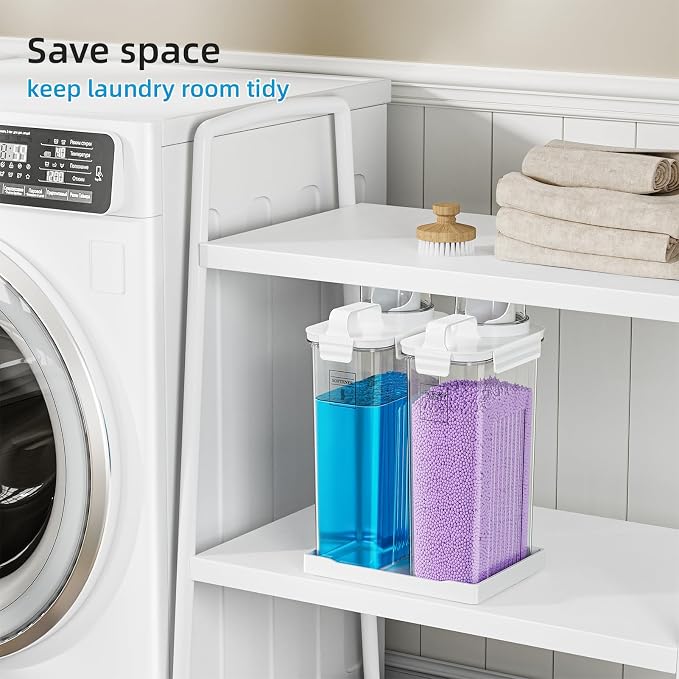 94oz Laundry Detergent Dispenser Container, Soap Dispenser, 2 Pack - Image 6