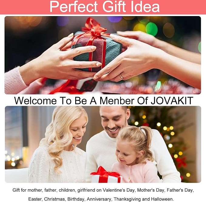 JOVAKIT Quilted Makeup Brush Holder Travel Cosmetic Bag - Image 7