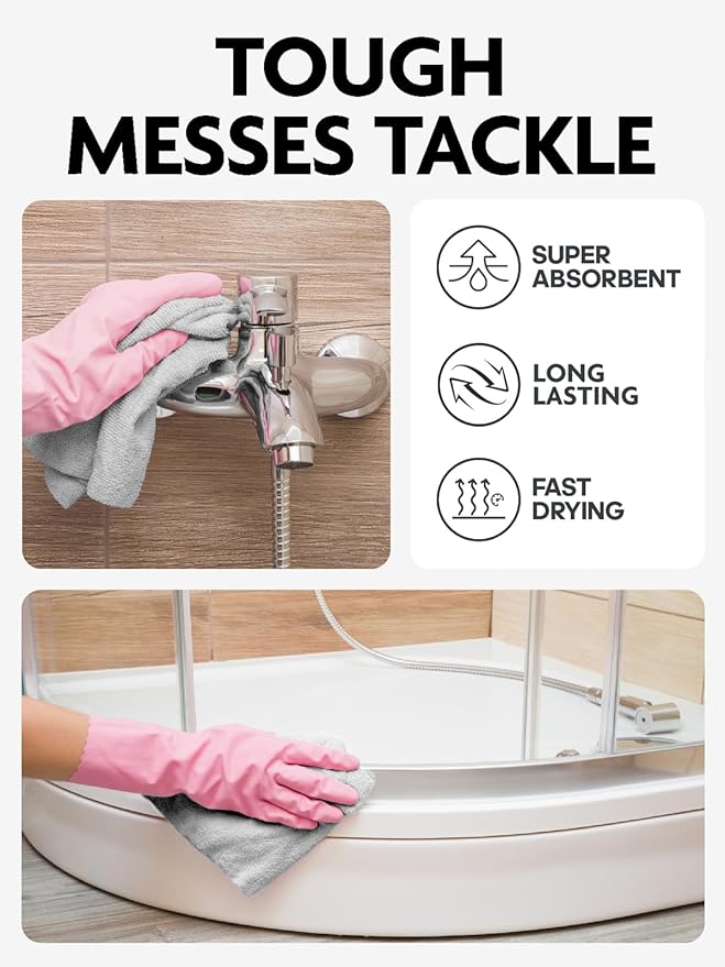 Fantasticlean Microfiber Cleaning Cloth Roll- 75 Sheets, Tear-away Microfiber - Image 5