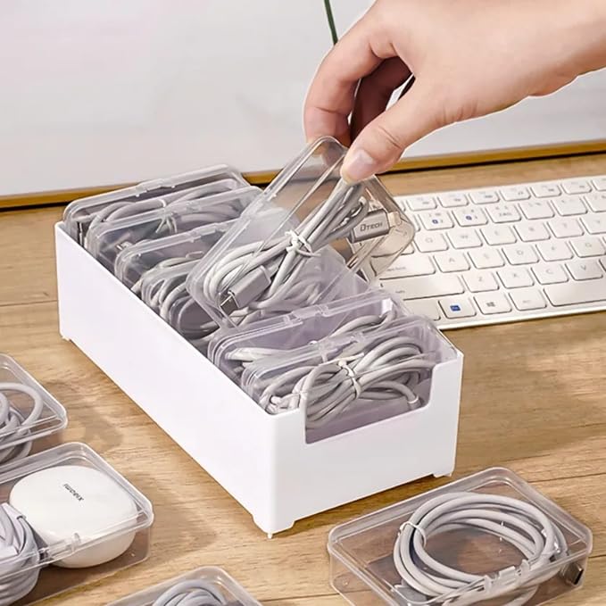 RayHenry 2 PCS Cable Organizer Box - Image 6