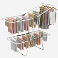 Clothes Drying Rack, 2-Tier Foldable Laundry Dryer Rack, Metal Height by Unknown