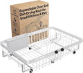 White Dish Drying Rack Over The Sink by MAJALiS