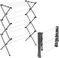 Honey-Can-Do 6-Tier Collapsible Clothes Drying Rack, then folds flat to 3 in. by Honey-Can-Do