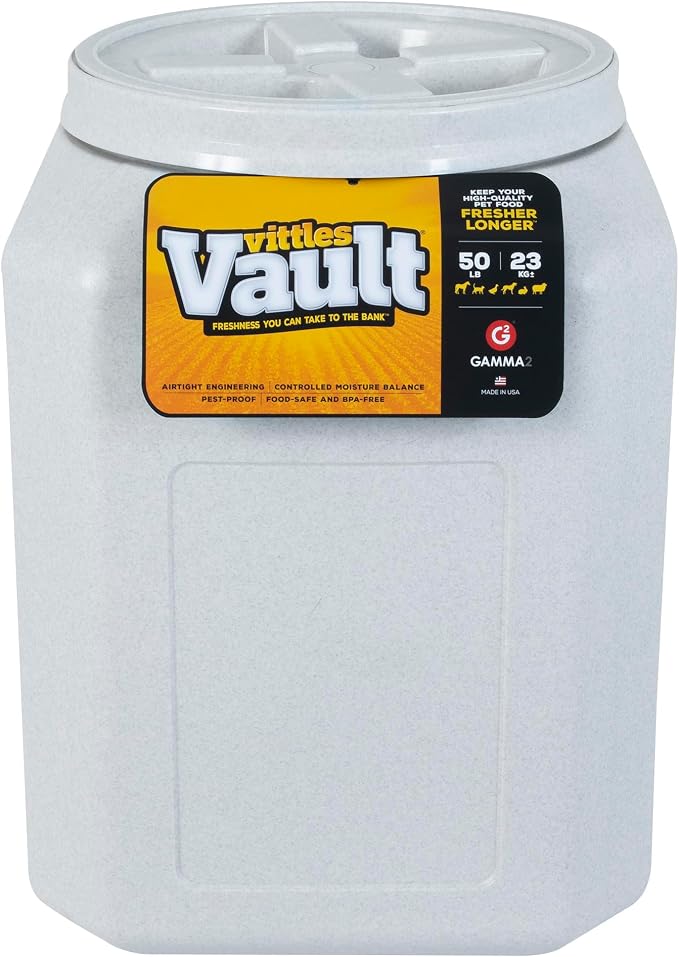 Vittles Vault Airtight Pet Food Storage Container + Scoop, Fits Up to 50lbs | - Image 2