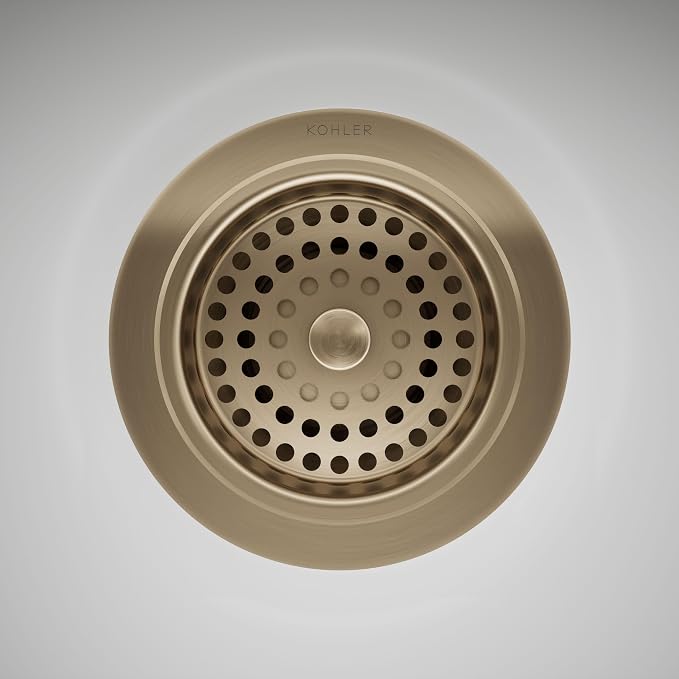 KOHLER K-8803-BV Duostrainer Basket Strainer, Vibrant Brushed Bronze - Image 2