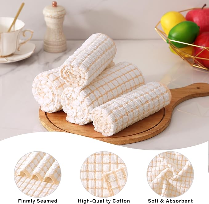 Homaxy Kitchen Towels and Dishcloths Set - Image 4