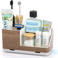 Toothbrush Holders for Bathrooms Countertop Organizer | Easy To Clean, by PARKMANI
