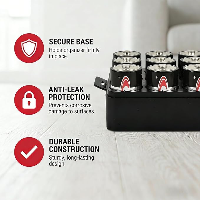 ALCYON Plastic Battery Organizer Storage Case - Image 8