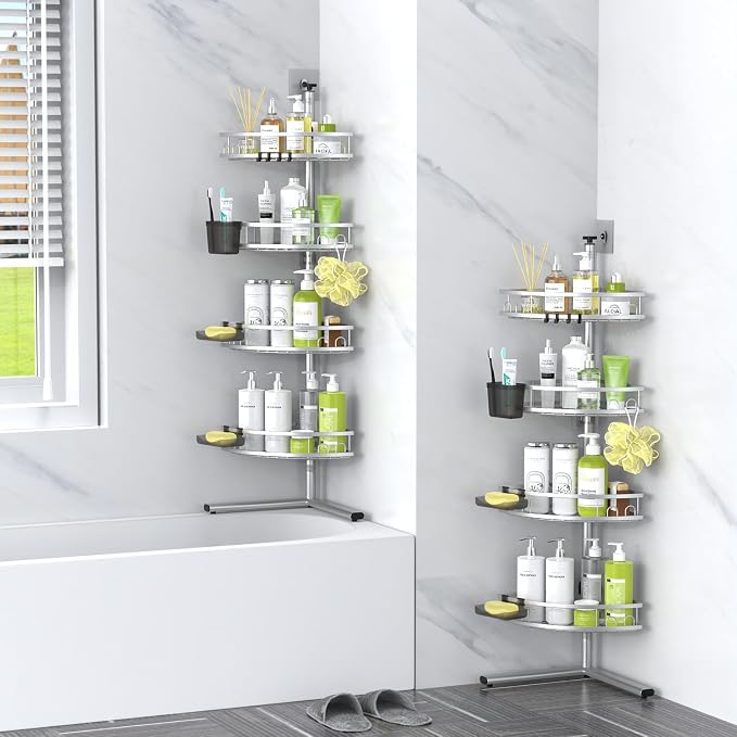 Aitatty Floor Standing Corner Shower Caddy - Image 7