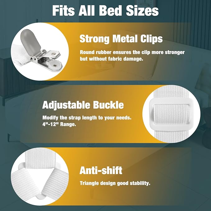 4 Pack Adjustable Elastic Straps - Image 4