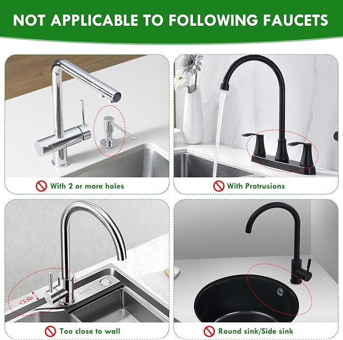 17” x 5.5” Silicone Faucet Handle Drip Catcher Tray Mat, Silicone Faucet Mat - Image 8