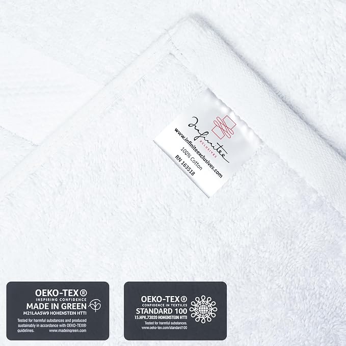 Infinitee Xclusives 100% Cotton Luxury Wash Cloths - Image 5