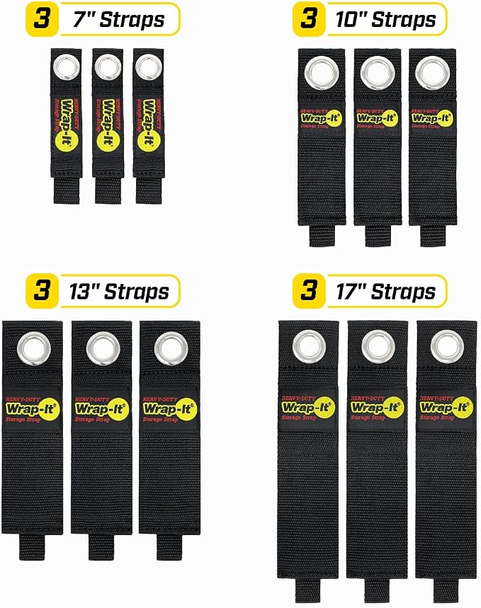 Heavy-Duty Wrap-It Storage Straps | Hanging Extension Cord Organizer - Image 3