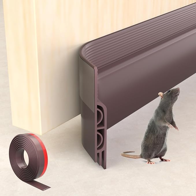 KNEELISA 39" Brown Under Door Draft Stopper Interior by KNEELISA
