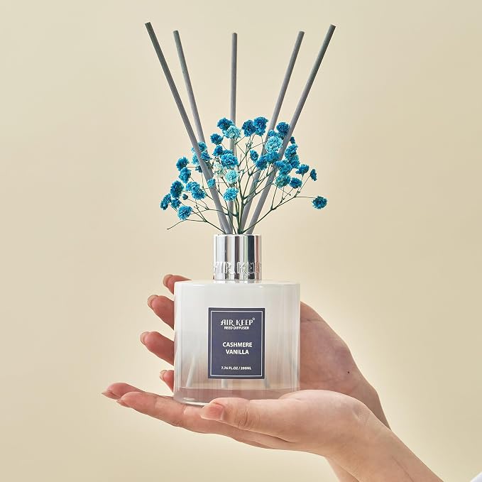 Reed Diffuser Set/Cashmere Vanilla/6.76 fl oz/1 Pack/Home & Office Decor - Image 3
