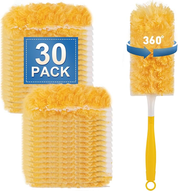 Heavy Duty Duster Refills, Unscented Disposable Dusters Kit by YHOVID