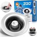 zaa 3 in 1 Kitchen Sink Drain Strainer Stopper Removable Basket Pop-Up by zaa
